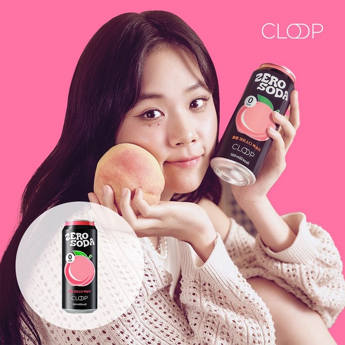 [비비's PICK] CLOOP 클룹 제로소다 복숭아 500ml 12캔 제로칼로리 탄산음료, 상세페이지 참조 대표 이미지 - 클룹 제로소다 추천