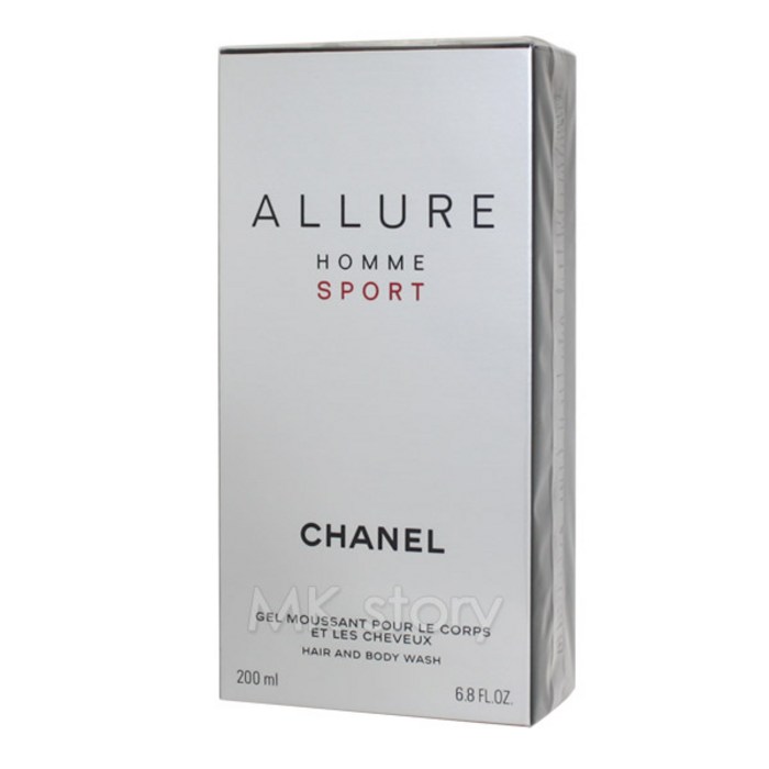 샤넬 알뤼르 옴므 스포츠 헤어 앤 바디 워시 200ml _정품 (미니 향수 증정), 1개 대표 이미지 - 스포츠 향수 추천