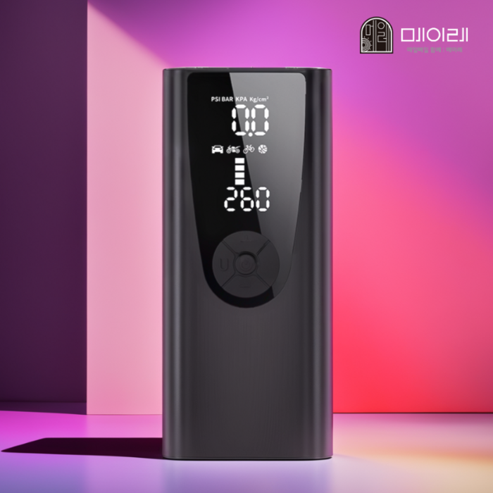 메이레다너쓰 8000 mAh 타이어공기압주입기 자동차공기주입기 자전거에어펌프, 1세트, 옵션1