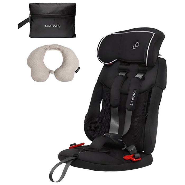 순성 빌리 휴대용 카시트  목베개  전용백, 블랙