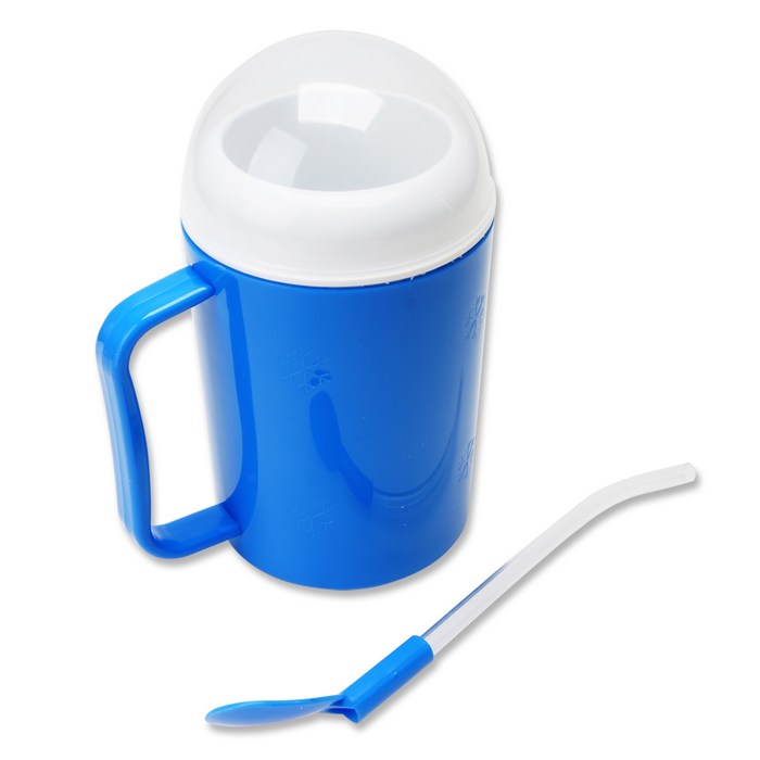 슬러시메이커+퀵슬러시+빙수기+슬러시기계 팥빙수기계 빙수기 빨대컵 보냉병 물병, 블루, 1개 대표 이미지 - 빙수기계 추천