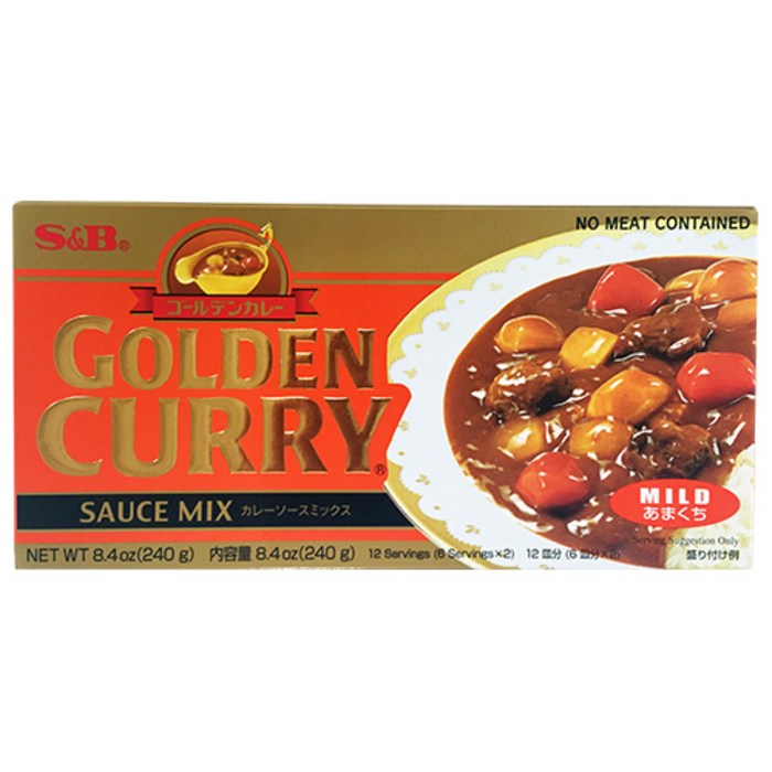 S&B 골든카레 순한맛220g *3개, 240g, 3개, 240g 대표 이미지 - 일본 카레 추천