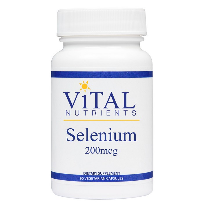 바이탈뉴트리언츠 셀레늄 200mcg 글루텐 프리 무설탕 베지테리안 캡슐, 90개입, 1개 대표 이미지 - 셀레늄 추천