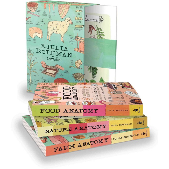 The Julia Rothman Collection: Farm Anatomy Nature Anatomy and Food Anatomy, Storey Books 대표 이미지 - Julia 책 추천