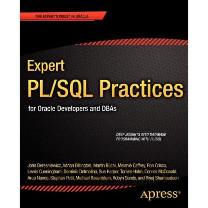Expert PL/SQL Practices: For Oracle Developers and Dbas Paperback, Apress 대표 이미지 - 오라클 책 추천