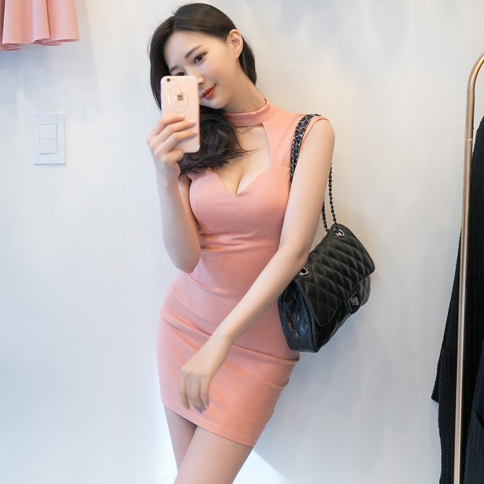 디브 리우 가슴트임 미니원피스 대표 이미지 - 가슴트임 원피스 추천