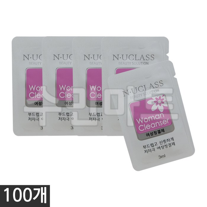 엔유클라스 일회용 여성청결제, 100개, 3ml 대표 이미지 - 일회용 여성청결제 추천