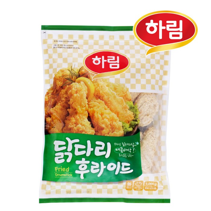 하림 닭다리후라이드 1000g, 닭다리후라이드 1kg_101029 대표 이미지 - 치킨 기프티콘 추천