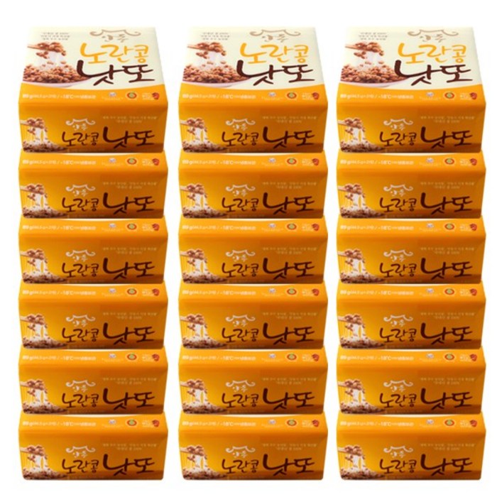 안동 노란콩 낫또45g 36팩, 45g 대표 이미지 - 일본 낫또 추천