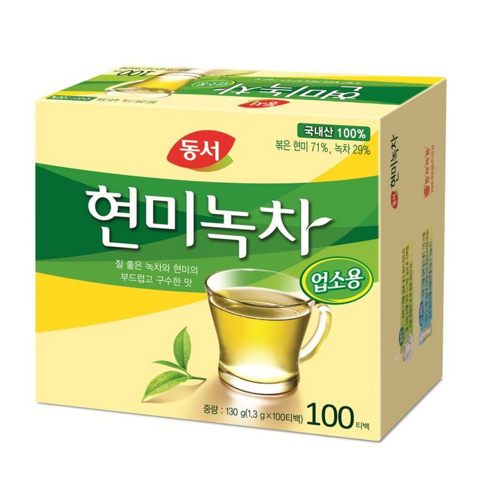 동서 현미녹차100T동서 대표 이미지 - 녹차가루 추천