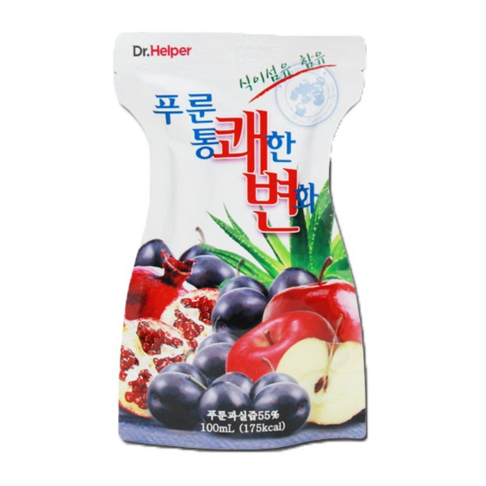 푸룬 통쾌한변화 100ml 파우치 장 청소 쾌변 식이섬유 다이어트, 1개 대표 이미지 - 쾌변 약 추천