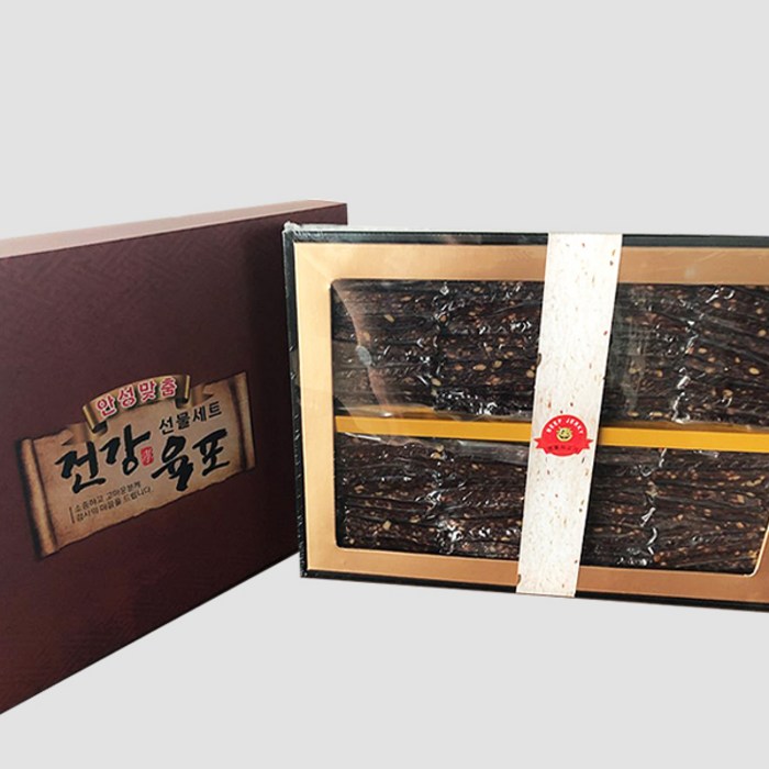 소중한 분들께 선물하세요! 국내산 소고기 견과 육포선물세트 800g, 1개 대표 이미지 - 육포 선물 세트 추천