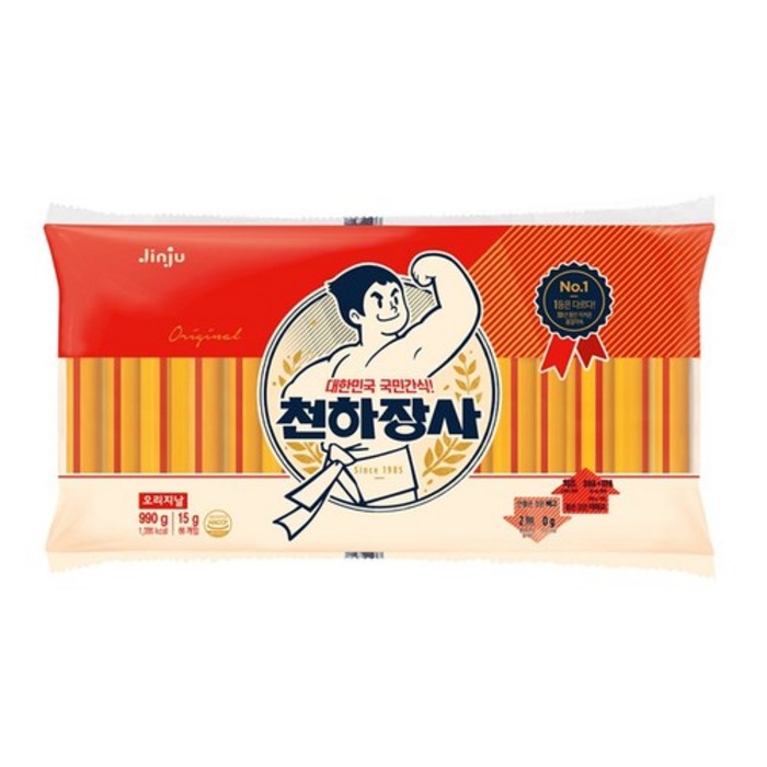진주햄 천하장사 오리지날 소시지, 15g, 198개 대표 이미지 - 천하장사 소세지 추천