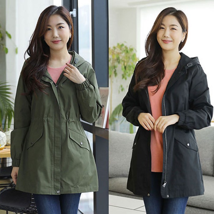 다미웨어 - 여성 봄 가을 야상 /사파리점퍼 국내생산 당일발송 대표 이미지 - 여자 간절기 아우터 추천