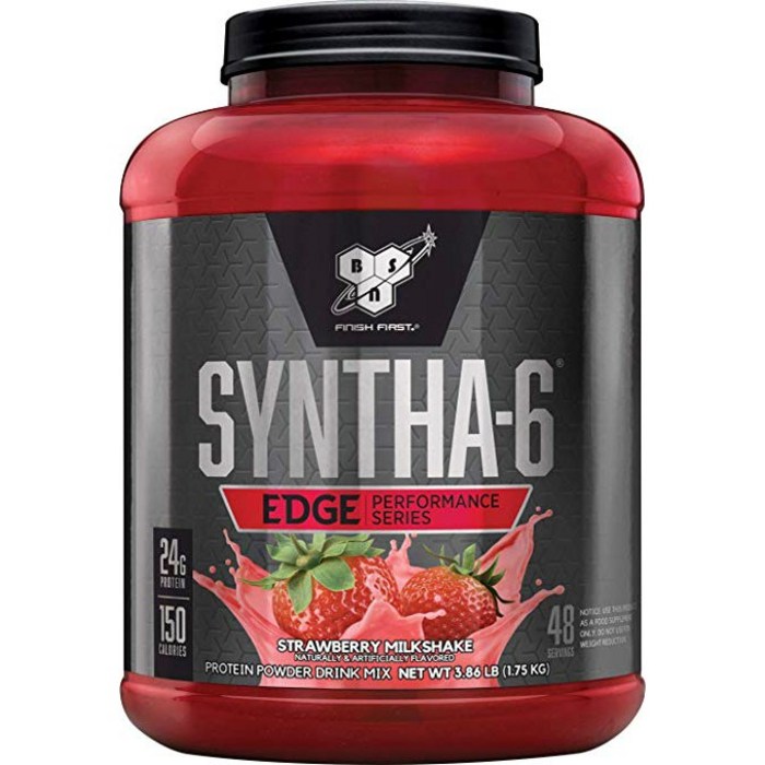 비에스엔 신타 6 엣지 프로틴 파우더 드링크 믹스 단백질 보충제, 1.75kg, 스트로베리 밀크셰이크(Strawberry Milkshake) 대표 이미지 - 신타6 엣지 추천