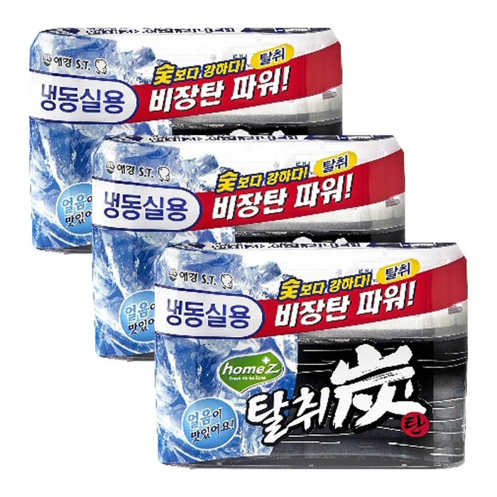 애경 홈즈 탈취탄 냉동실용 70g X 3개 대표 이미지 - 냉장고 탈취제 추천