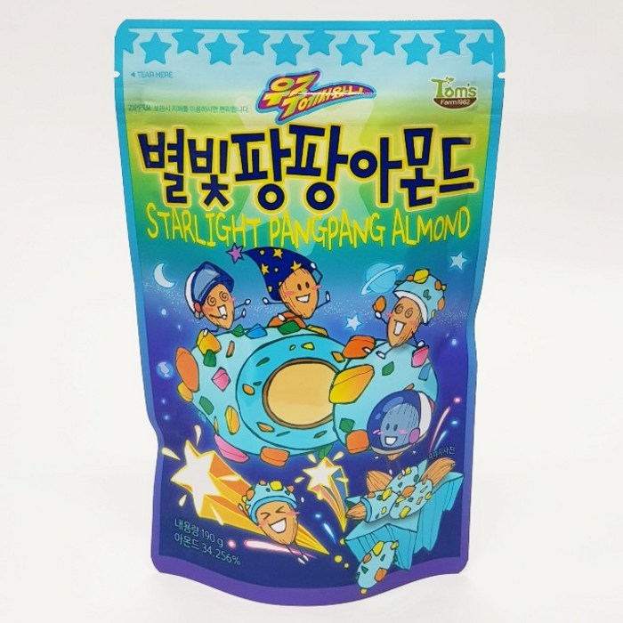 바프 별빛팡팡 아몬드, 190g, 1개 대표 이미지 - 바프 추천