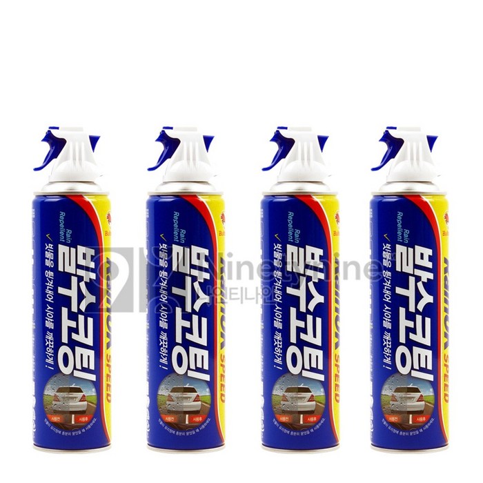 불스원 레인OK 스피드 발수코팅제, 380ml, 4개 대표 이미지 - 발수코팅 추천