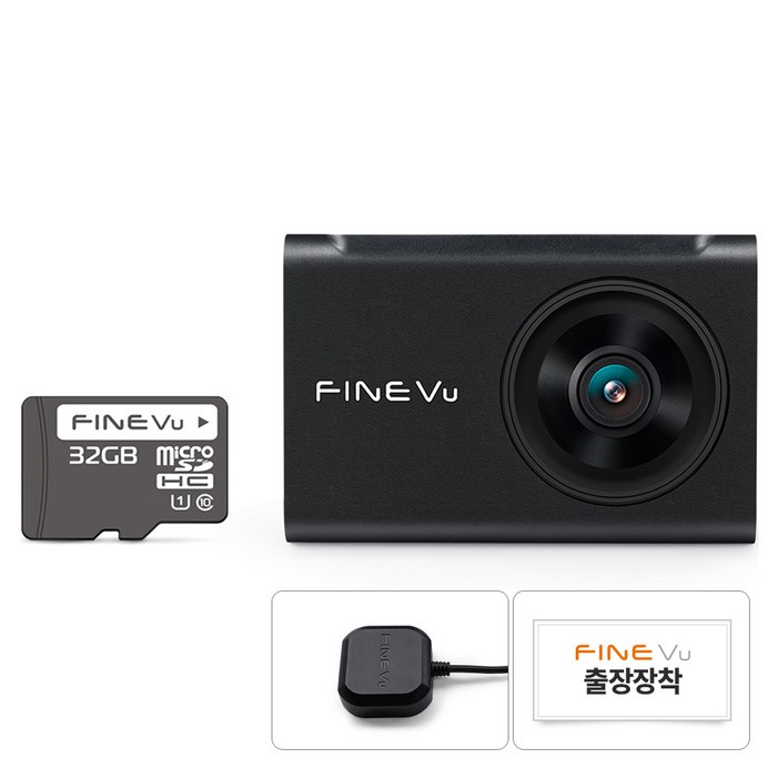 파인뷰 5GHz 와이파이 전후방 FHD 2채널 차량용 블랙박스 X6 NEW, 32GB, 블랙박스 거치대 GPS안테나 무료장착쿠폰