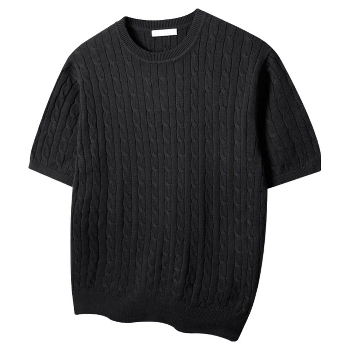 해리슨 남성용 클래식 기본 라운드 니트 반팔티 HA-1497 WES1031