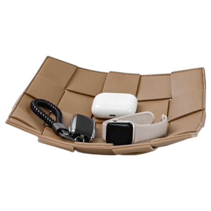 인조가죽 짜임 현관 악세사리 트레이 MW0047