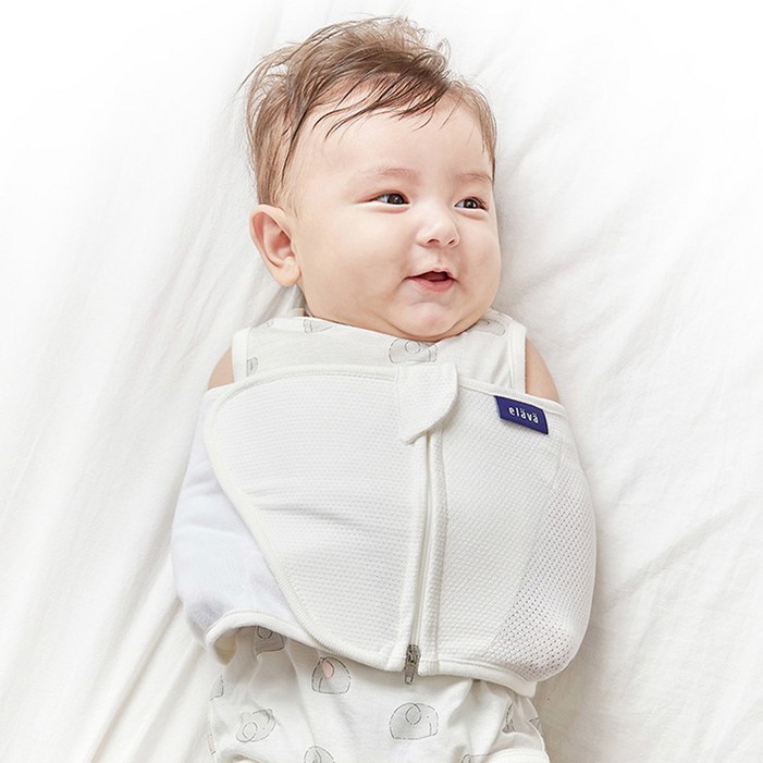 엘라바 무소음 스와들 스트랩 면메쉬 M