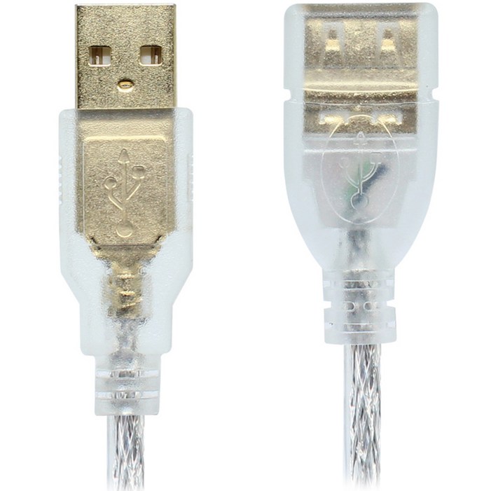 넥시 USB 2.0 연장 케이블 고급형 AM AF, 1개, 1.8m