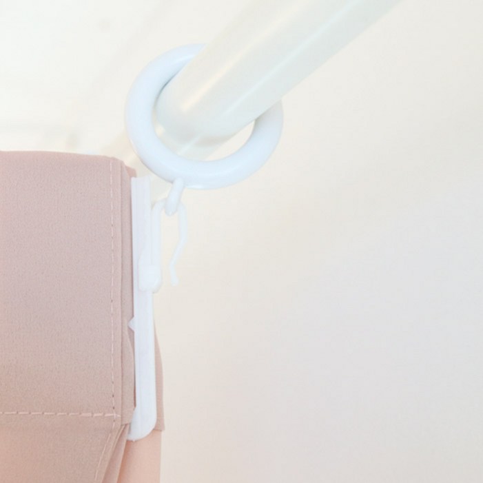 메종텍스타일 길이 조절되는 안전한 플라스틱 커튼핀 1.5 x 8.5 cm 30p