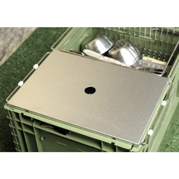 800도씨 스텐 캠핑 반합 밀폐용기 트란지아 스타일 코펠 냄비 뚜껑 세트