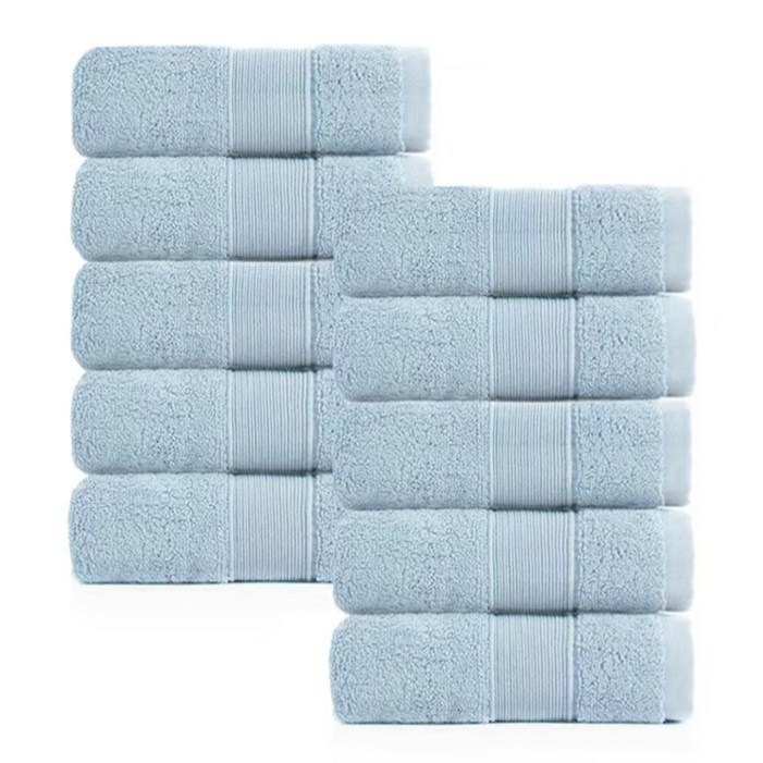 록신 호텔수건 라인보더 200g 40수 코마사