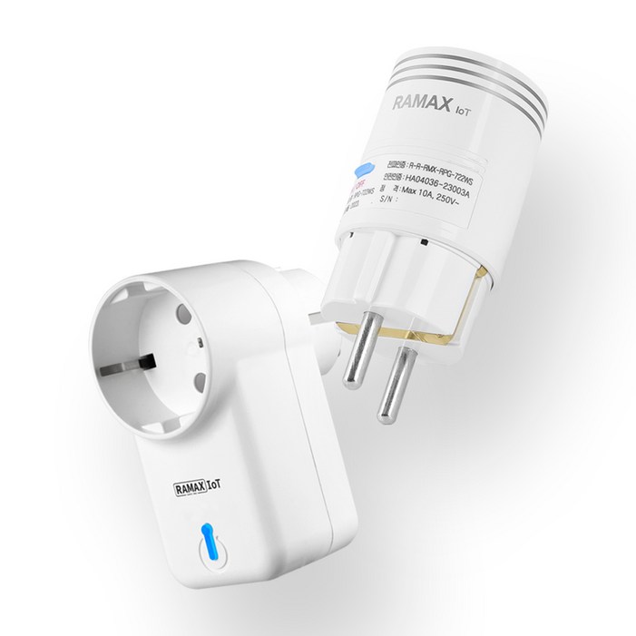 IoT WiFi 와이파이 스마트플러그 콘센트 원격제어 RPG724W, RPG722S, 1개 IoT WiFi 와이파이 스마트플러그 콘센트 원격제어 RPG724W, RPG722S, 1개