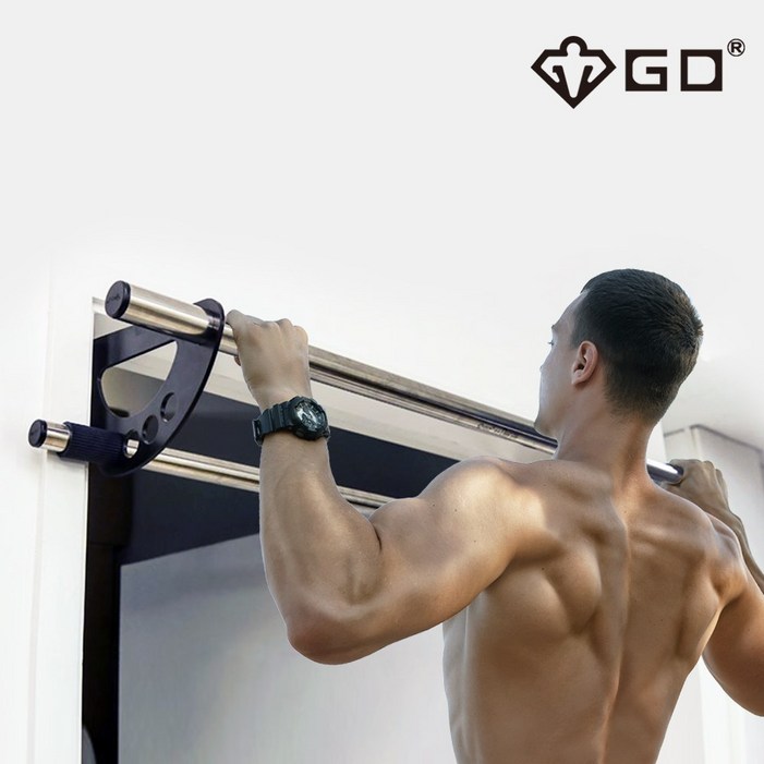 GD 스텐 철봉 문틀 풀업바 턱걸이 도어짐 높이조절 치닝디핑