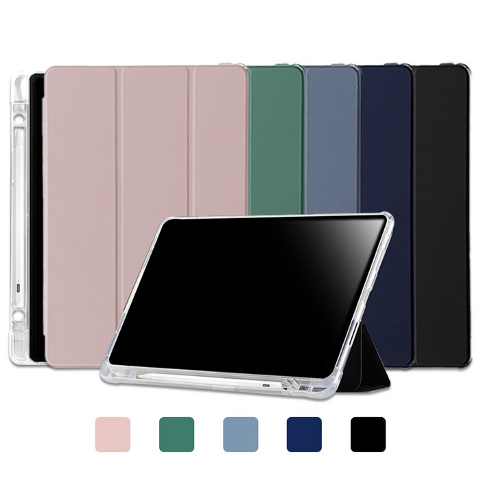 헤이맨 레노버 탭 P12 10.6인치 TPU 펜 수납 북커버 플립 케이스, 샌드핑크 헤이맨 레노버 탭 P12 10.6인치 TPU 펜 수납 북커버 플립 케이스, 샌드핑크