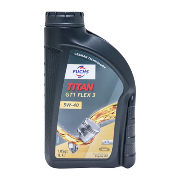 훅스 TITAN GT1 FLEX 3 SAE 5W40 엔진 오일 1L 훅스 TITAN GT1 FLEX 3 SAE 5W40 엔진 오일 1L