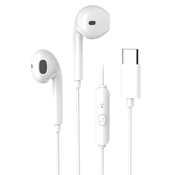 맥스틸 애플 아이폰 삼성 갤럭시 호환 C타입 오픈형 유선 이어폰