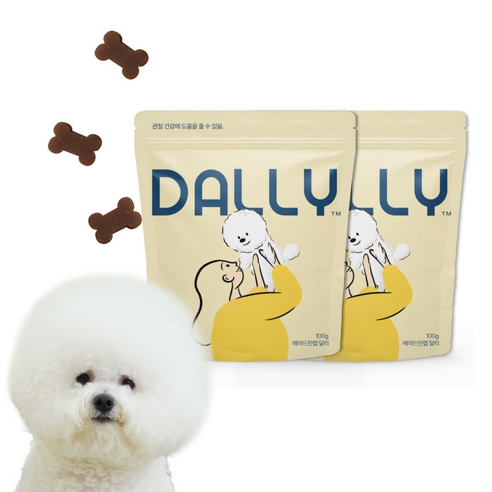 메이드인랩 강아지 관절 영양제 달리 터마신 강황추출물 DALLY 100g, 강황, 2개 메이드인랩 강아지 관절 영양제 달리 터마신 강황추출물 DALLY 100g, 강황, 2개