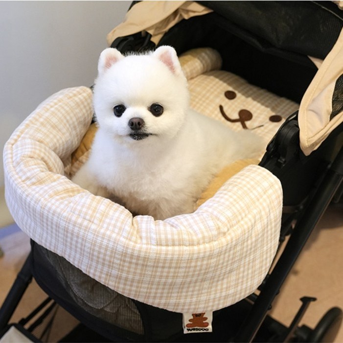 패리스독 강아지 베어 유모차 멀티 일체형 가드쿠션