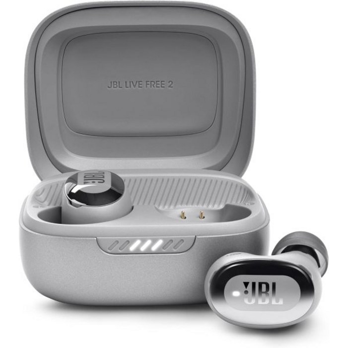 JBL 라이브 프리 2 무선 이어버드 블루투스 다중 포인트 하이브리드 노이즈 캔슬링 IPX5 무선 충전 호환 블랙  JBLLIVEFREE2TWSBLK