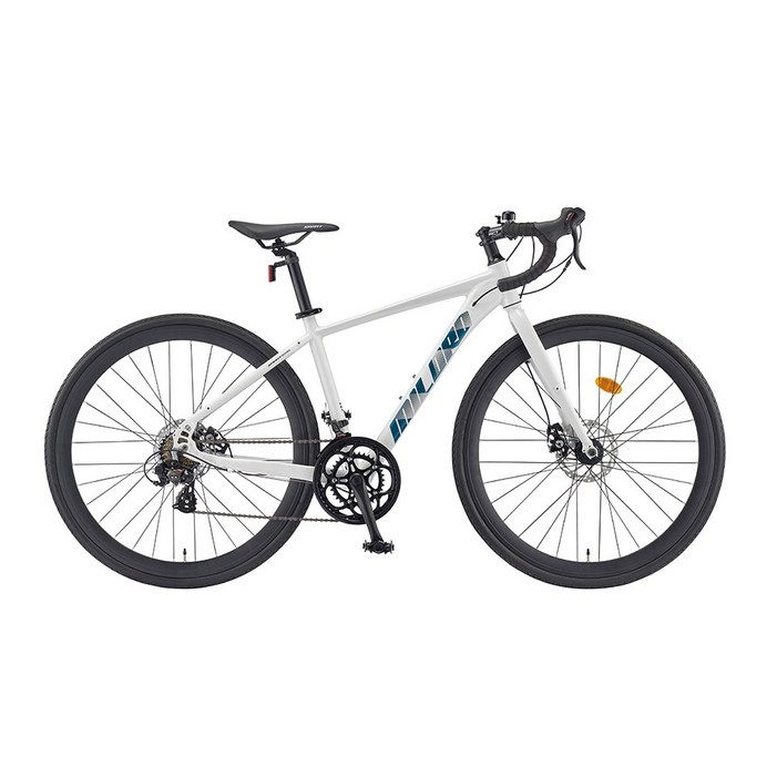 스마트 700C 밀로드 2026년 알루미늄 로드자전거 듀얼레버, 1개, 180cm, 화이트 440 미조립
