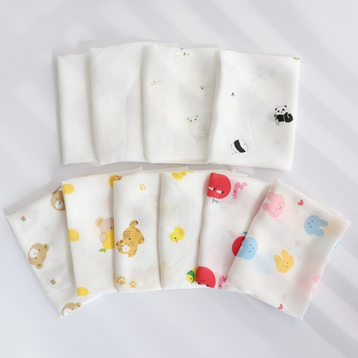 코코자네 밤부100% 아기손수건 10장세트 / 20장세트  (국내제조 무형광 출산준비손수건 밤부거즈손수건 뱀부가제손수건 정말보드라워서 한번쓰면 다른손수건못씁니다.)