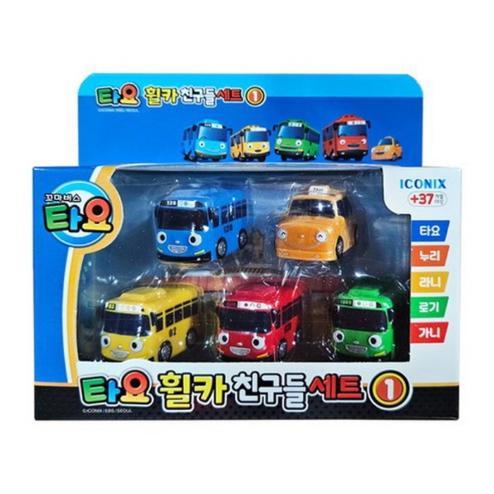 타요 휠카 친구들세트 1 당일출고 누리 라니 로기 가니 미니카
