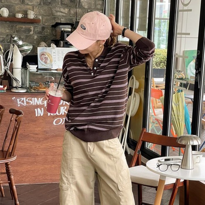 난닝구혼세도 스트라이프카라니트