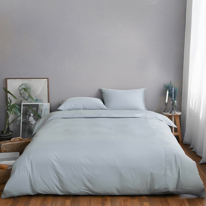 소프라움앤 사르르2 면모달 홑겹이불커버 그레이시 블루 그레이블루, 퀸MDS21SC08101BLQ