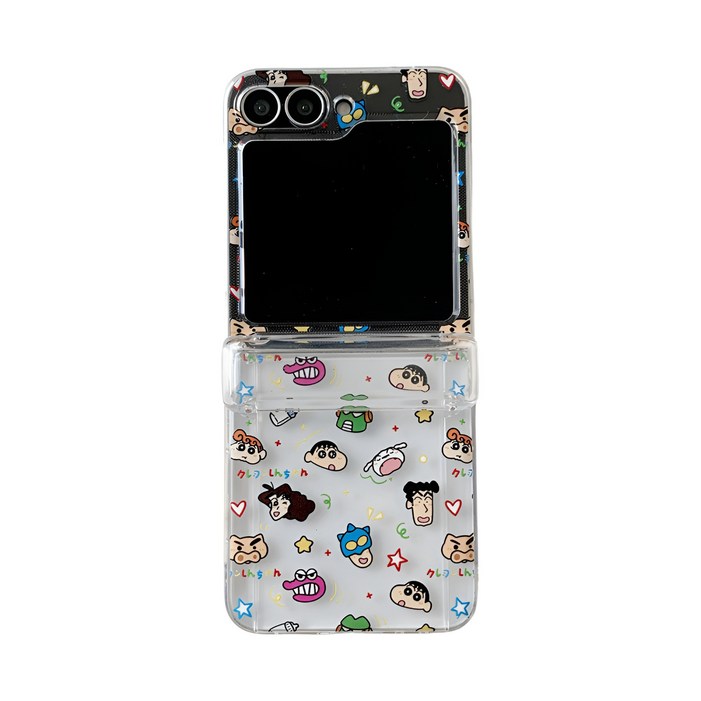 휴대폰 케이스 카드 수납 갤럭시 z플립7 z플립3 z플립4 z플립5 z플립6 힌지보호 큐티 악어 핸드폰케이스