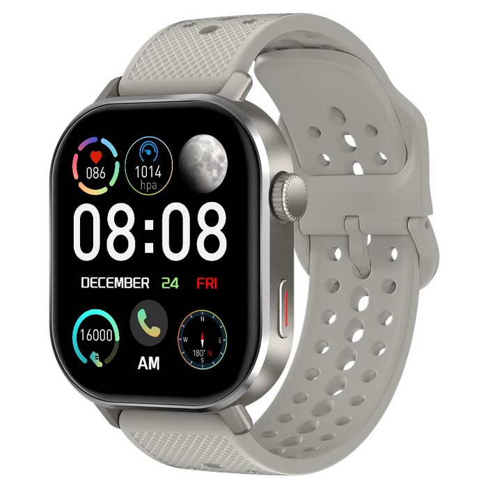 와피크 아웃도어 스마트 워치 ST60 SOS통화 AI운동인식 스포츠시계, GPS 블루투스, 5.4cm, 실버 와피크 아웃도어 스마트 워치 ST60 SOS통화 AI운동인식 스포츠시계, GPS 블루투스, 5.4cm, 실버