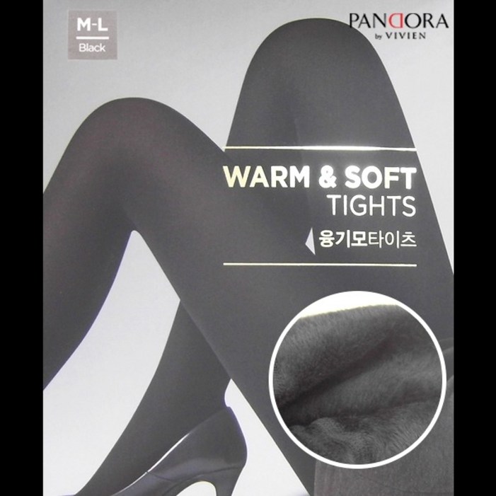 판도라by비비안 밍크 융기모 타이츠1족TS3002