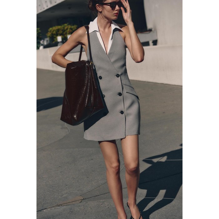 ZARA 자라 홀터 콤비 미니 원피스 9068589 9068589 ZARA 자라 홀터 콤비 미니 원피스 9068589 9068589