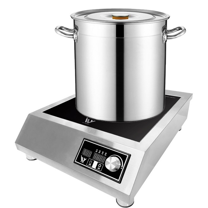 아이비 인덕션 1구 업소용 포터블 테이블 3.5Kw 주방 카페 3500W 뷔페 전기레인지 IVY3500RT
