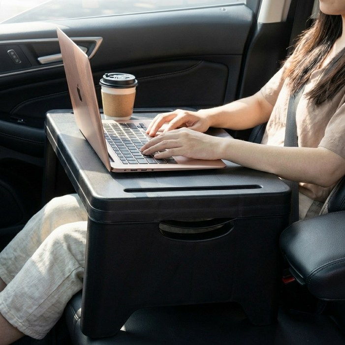 공간백서 폴딩 다용도 차량용 테이블 트레이