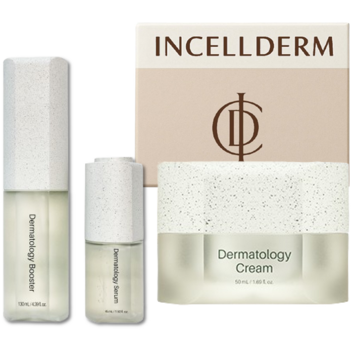 비표제거 안했음 정품 QR 인셀덤 3종 부스터세럼크림 리뉴얼 바르는 필러 보습 탄력up 원빈화장품 INCELLDERM, 1개